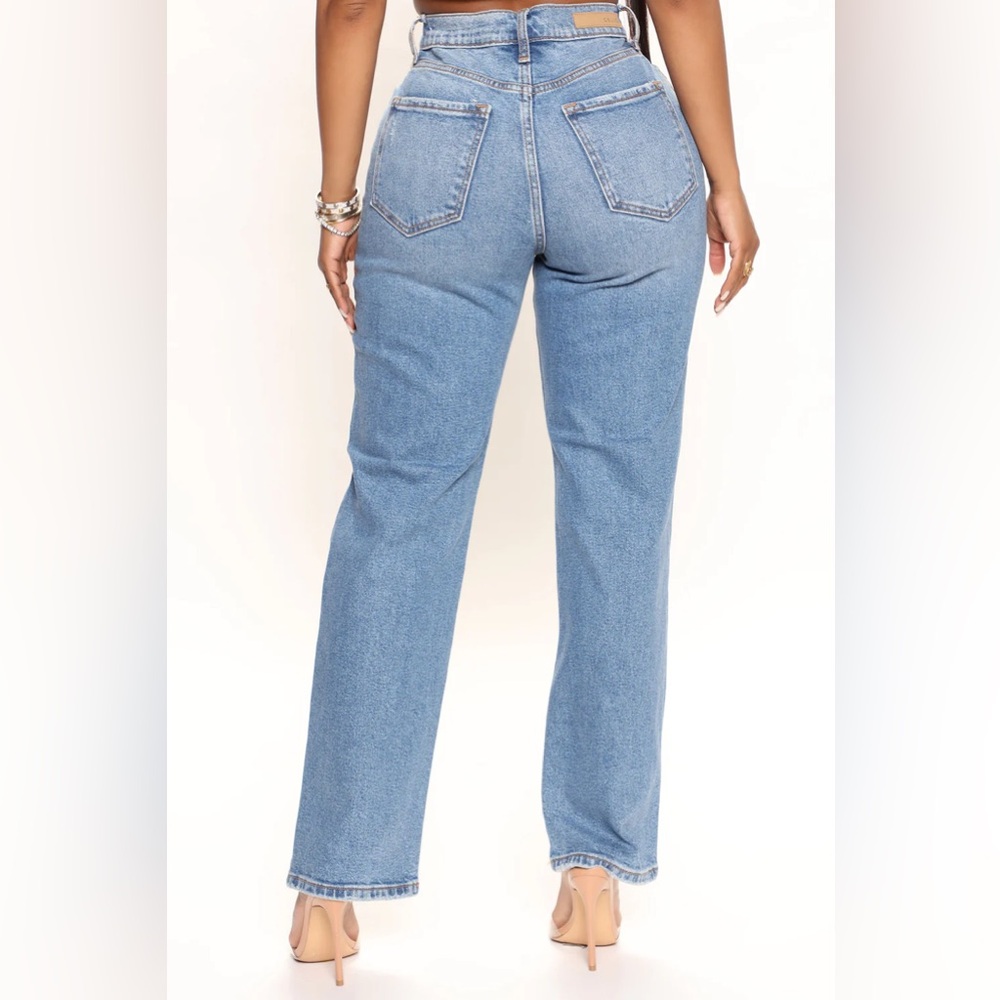 High Rise Blue Jeans - Picture 4 of 4